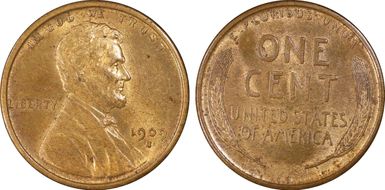 1909-S VDB 1C MS63RB