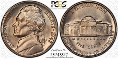 1942-D/D 5C D/Horizontal D MS66