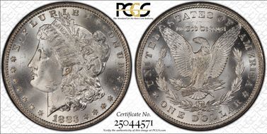 1883-CC $1 MS66+
