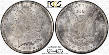 1885-CC $1 MS66+