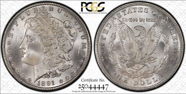 1891-CC $1 MS66