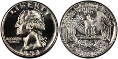 1953 25C DDO FS-101 PR66