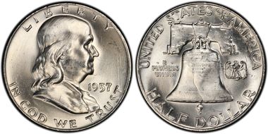 1957-D/D 50C RPM, FS-501 MS64FBL