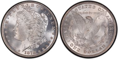1878 8TF $1 MS65