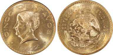 1942-Mo 5C MS63RD