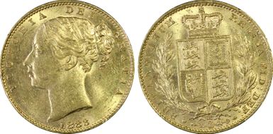 1883-M Sov S-3854A Shield MS63