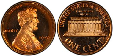 1970-S 1C FS-107 LD TDO PR66CAM