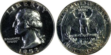 1953 25C Re-engraved TF, FS-901 PR65