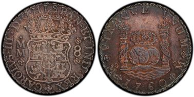 1760-Mo MM 8 R Calico-1073 CAROLVS III MS62