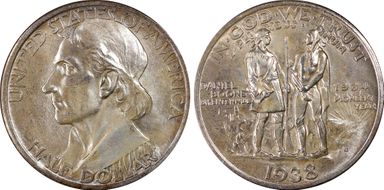 1938-S 50C Boone MS65+