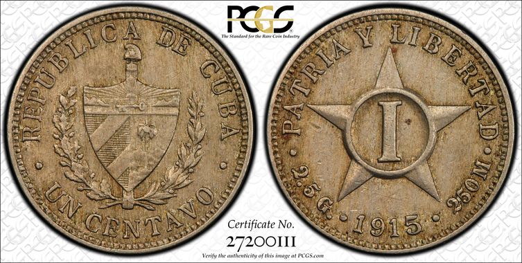 Cert 27200111 - Coin Image