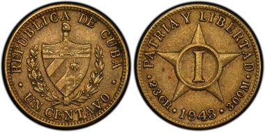 1943 1C KM-9.2a AU58