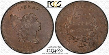 1797 1/2C C-1, 1 Above 1 MS66BN