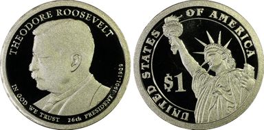 2013-S $1 Theodore Roosevelt First Strike PR69DCAM