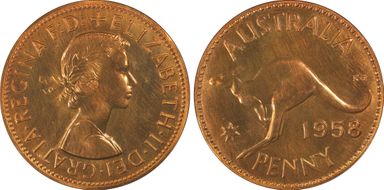 1958 (m) 1D PR65RD