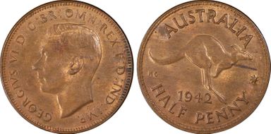 1942(m) 1/2D KM-41 MS63RB