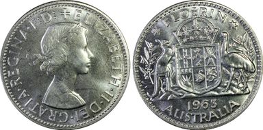 1963(m) Florin PR67