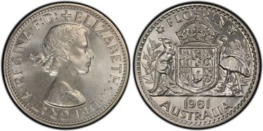 1961(m) Florin PR66