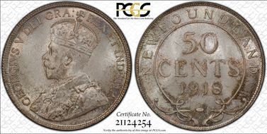 1918-C 50C MS67