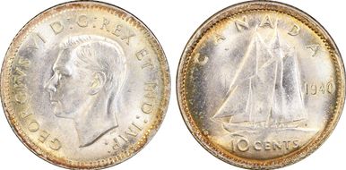 1940 10C MS65