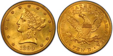 1899-O $10 MS63