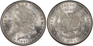 1891 $1 MS65
