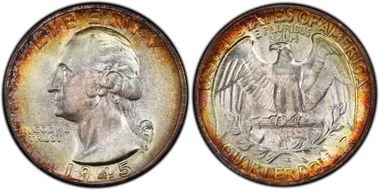 1945-S 25C MS67+