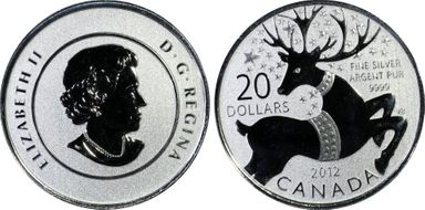 2012 $20 Magical Reindeer SP68