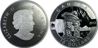 2013 $10 Inukshuk Matte PR69DCAM
