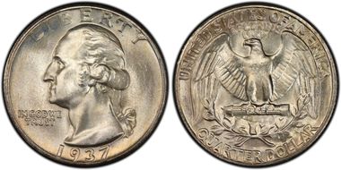 1937 25C MS67