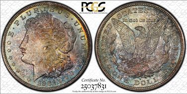 1921-D $1 MS67+