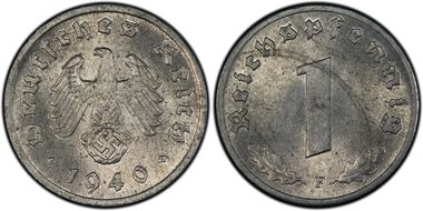 1940-F Pfg J-369 Zinc MS64