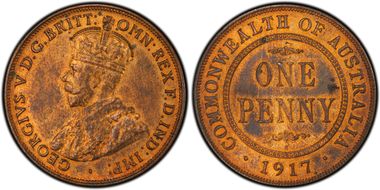 1917-I (c) 1D MS64RB