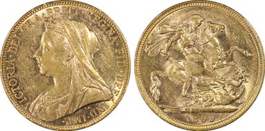 1899-M Sov S-3875 AU58