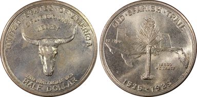 1935 50C Spanish Trail MS66