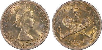 1957 3D 87 Beads MS67