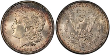 1902 $1 MS66