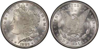 1882 $1 MS66