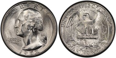 1952-S/S 25C RPM FS-502 MS63