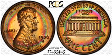 1970-S 1C Small Date PR66RB
