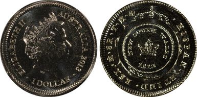 2013-M $1 Holey $ - Privy Mark MS66