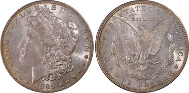 1899-O $1 VAM 4, Micro O MS62