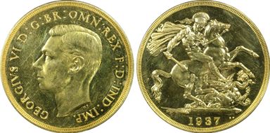 1937 £2 S-4075 PR63