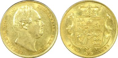 1835 Sov S-3829B AU58