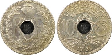 1936 10C Gad-286 F-138 MS67