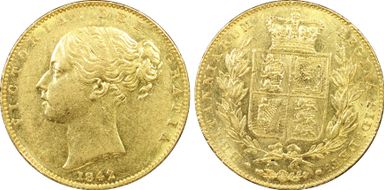 1842 Sov S-3852 Open 2 AU58