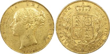 1848 Sov S-3852 First Head AU55