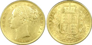 1850 Sov S-3852C Roman 1 AU58