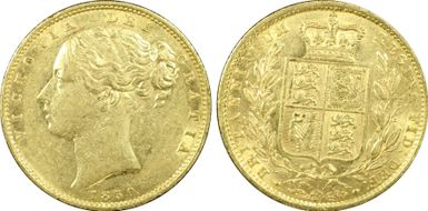 1850 Sov S-3852C ∀ICTORIA AU55