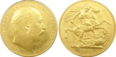 1902 £2 S-3968 Matte PR63